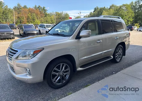 2014 Lexus Lx 570 из США, поврежденный, VIN JTJHY7AX9E4155773